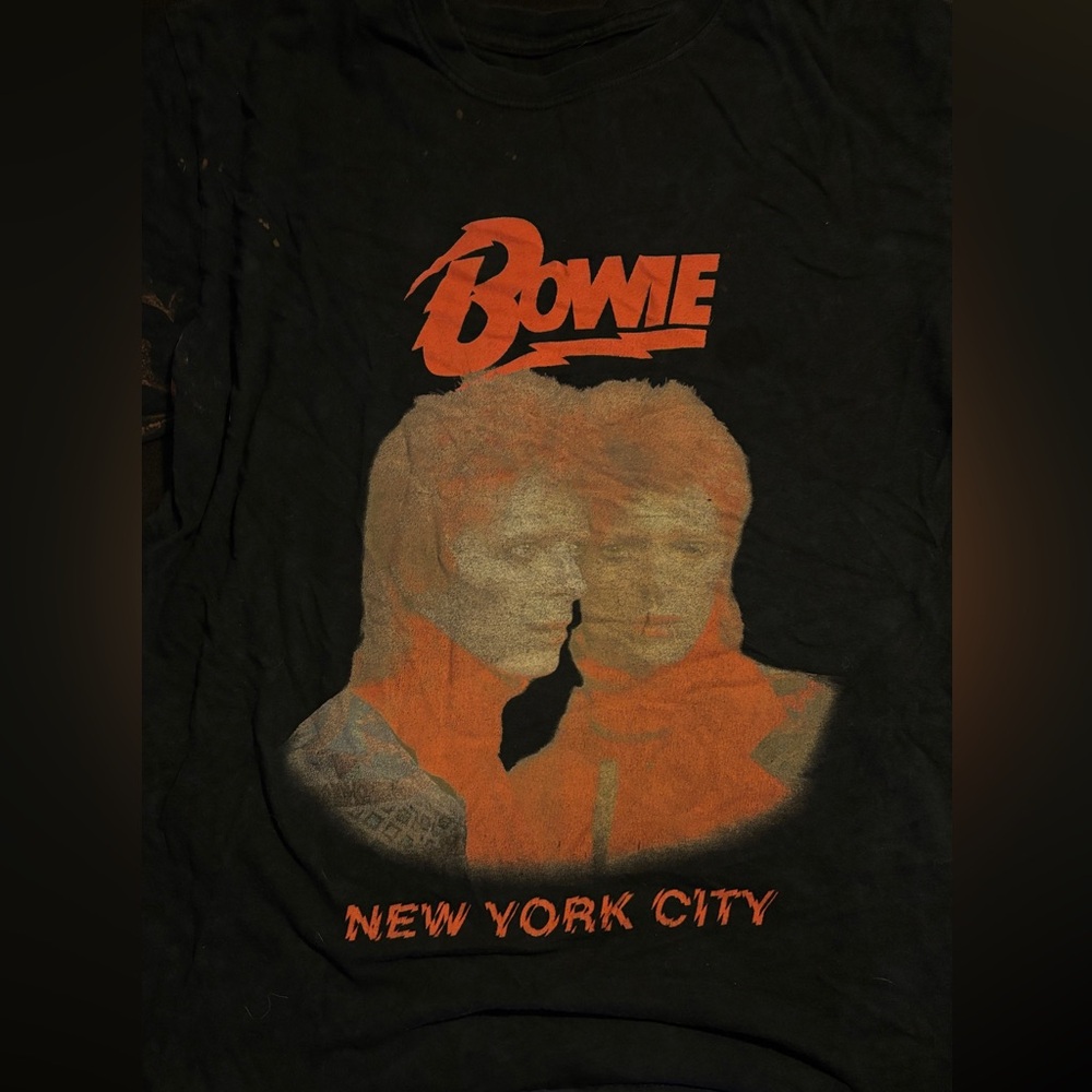 Bowie band tour t shirt size extra small